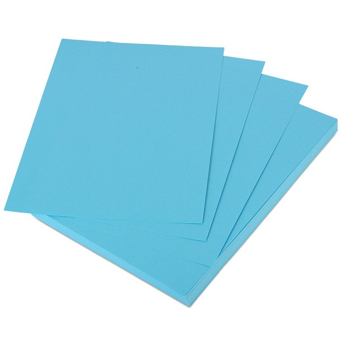 Bìa cứng màu A4 xanh dương